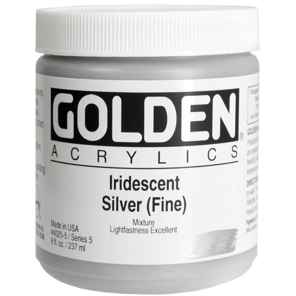 Golden Heavy Body Artist Acrylic Iridescent Paint 8oz