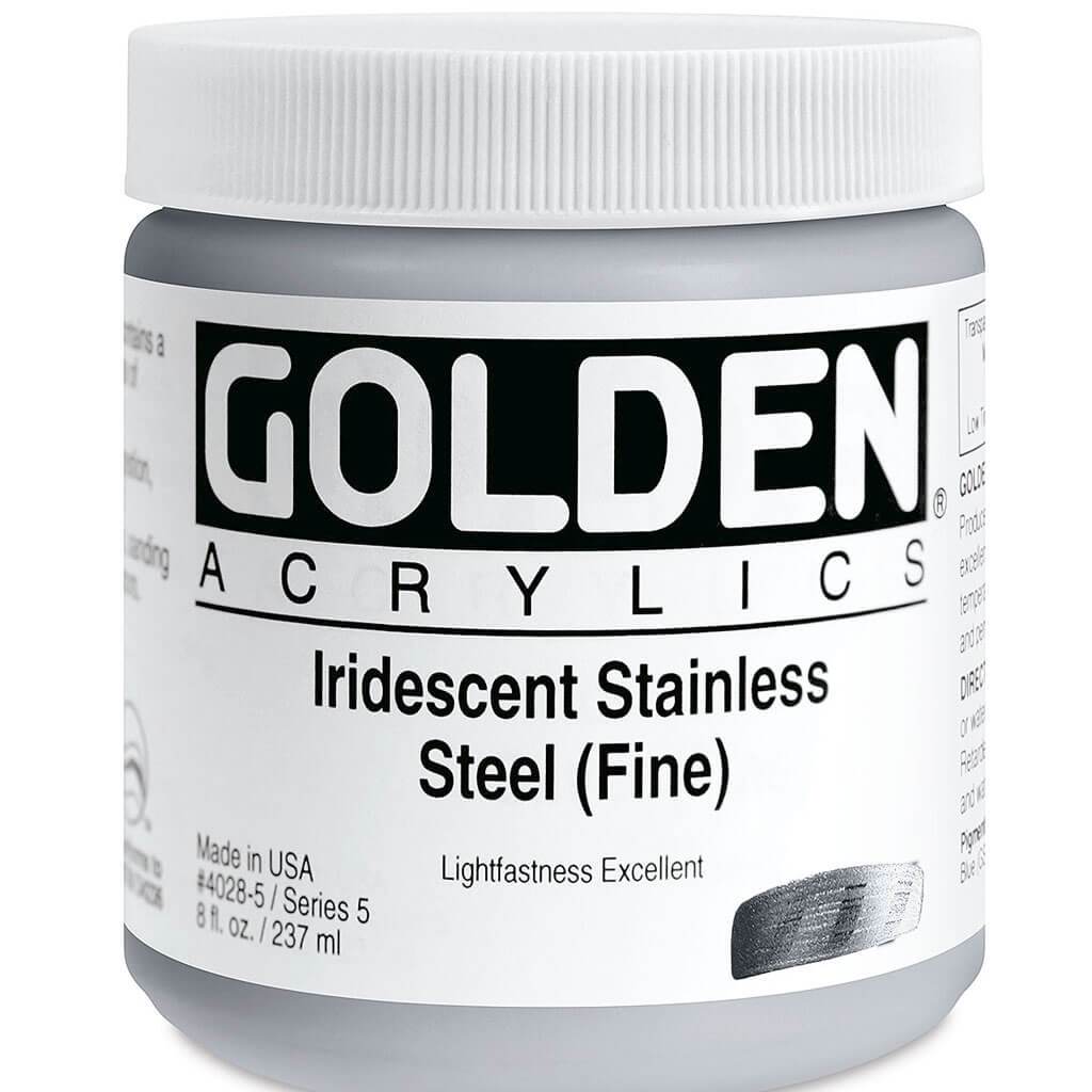 Golden Heavy Body Artist Acrylic Iridescent Paint 8oz