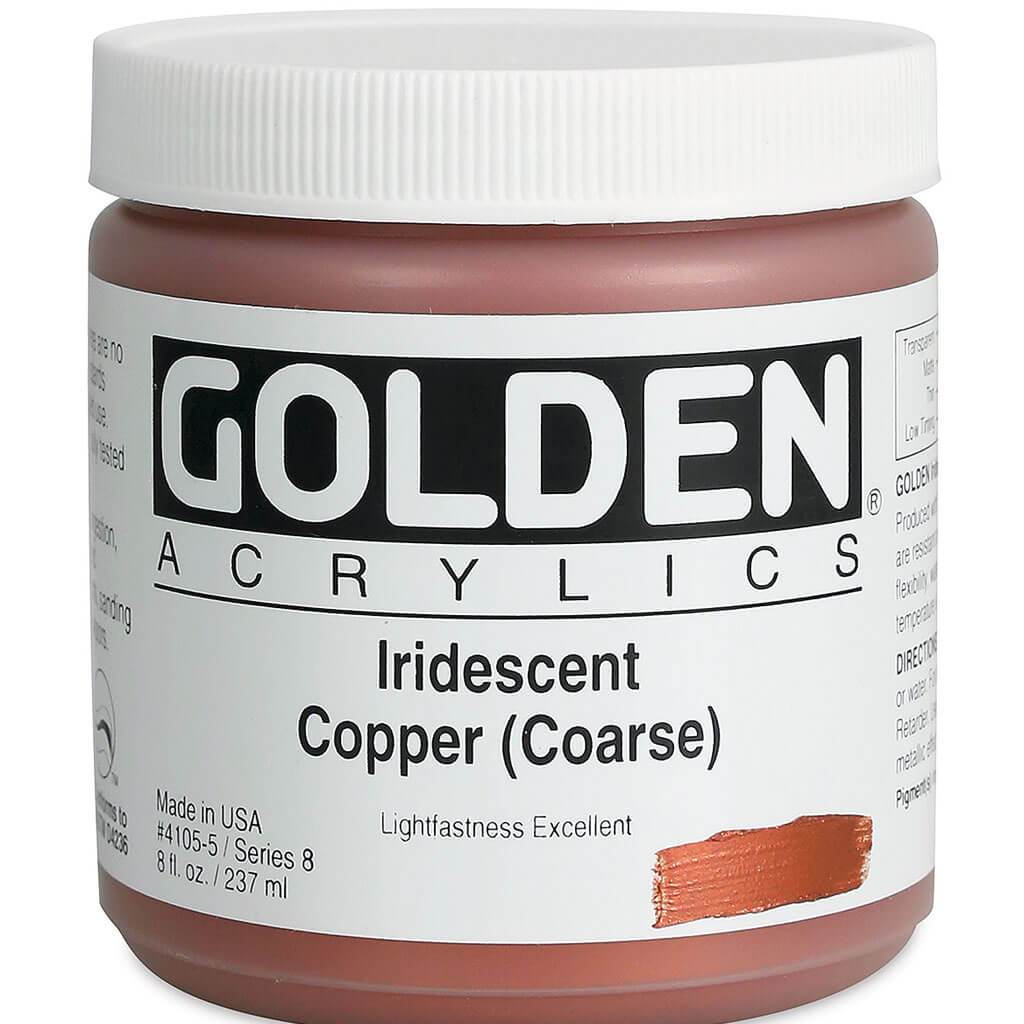 Golden Heavy Body Artist Acrylic Iridescent Paint 8oz