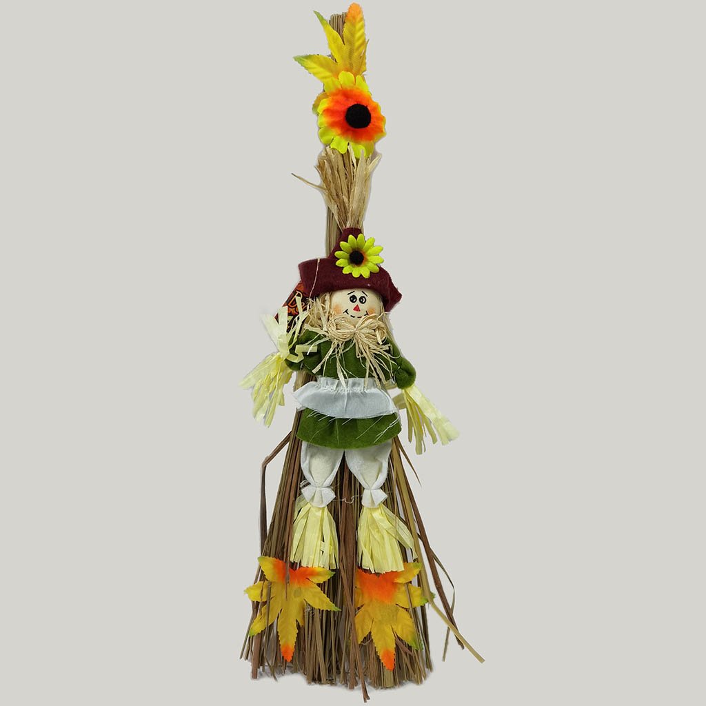 Straw Scarecrow Brooms