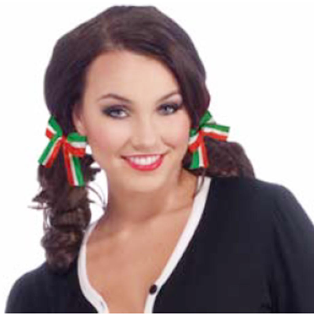 Patriotic Italian Hair Bow Set