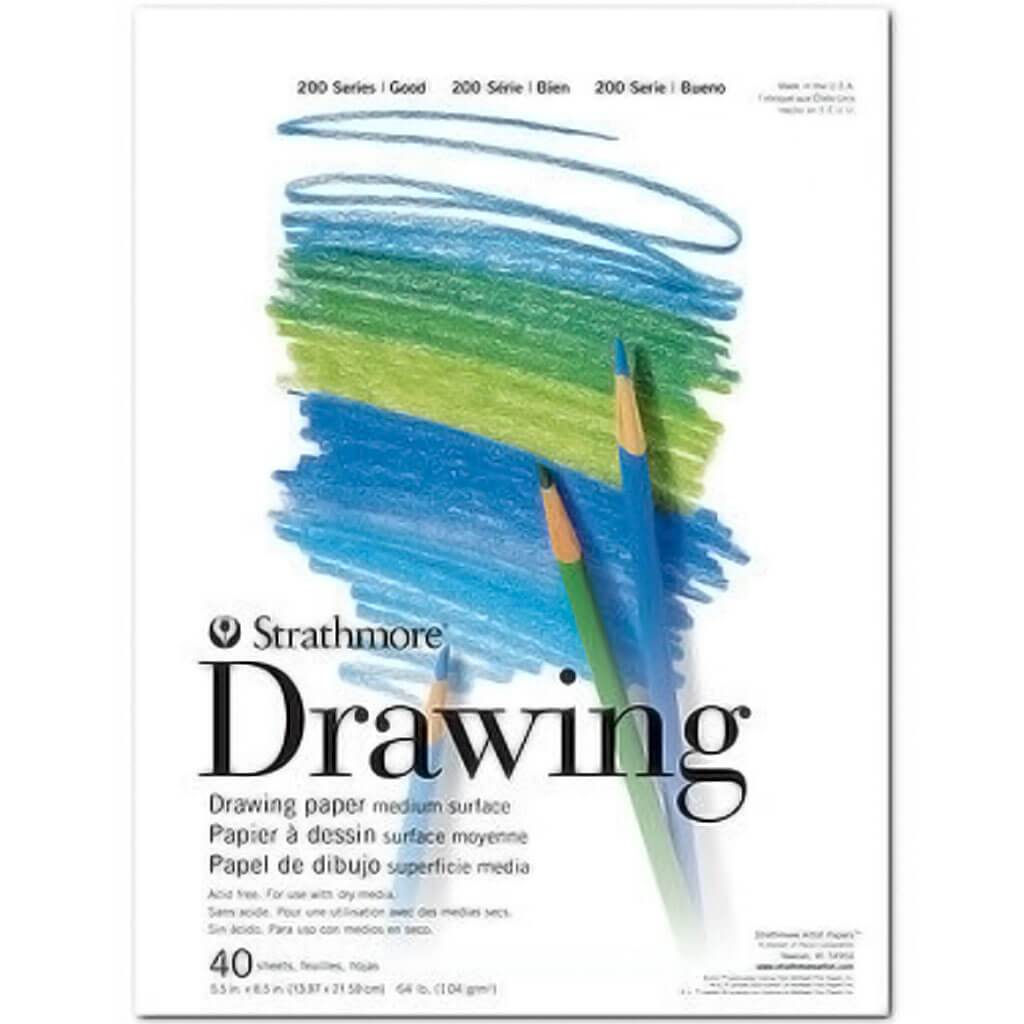 Strathmore 200 Taped Drawing Pad 5.5in x 8.5in