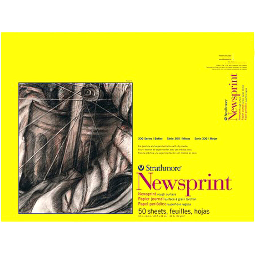 300 Series Newsprint Paper Pad 100Sheets 18in x 24in