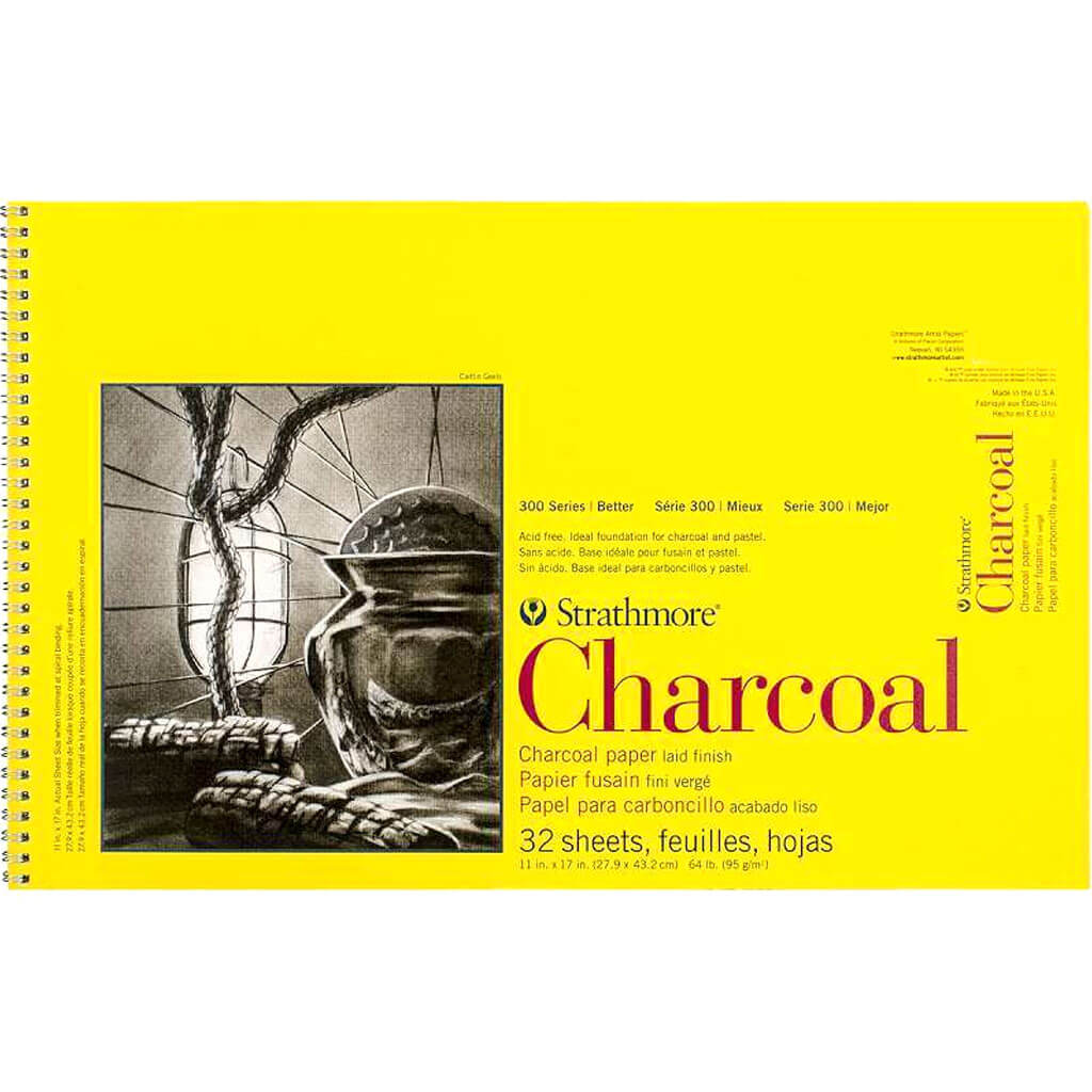300 Series Charcoal Paper Pad 32Sheets 11in x 17in