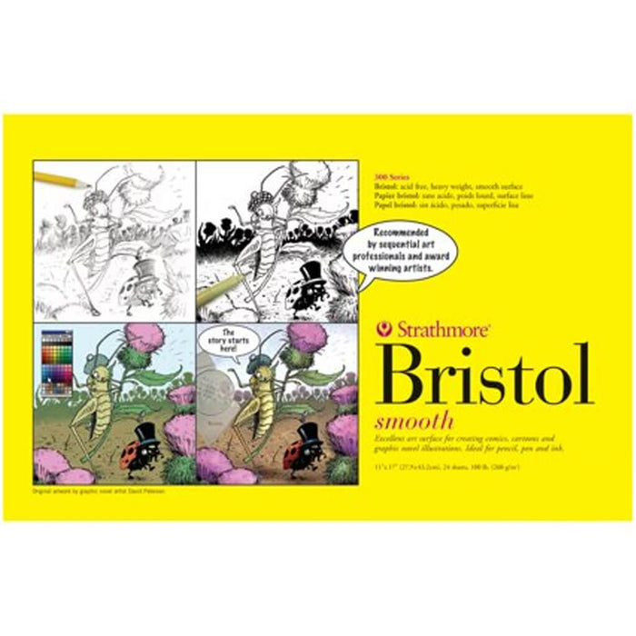 Strathmore 300 Bristol Smooth Tape Bound 11in x 17in