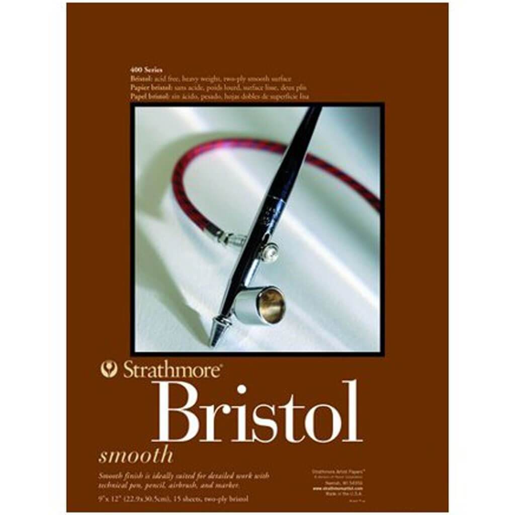 Strathmore 400 Bristol 2Ply Smooth 14in x 17in