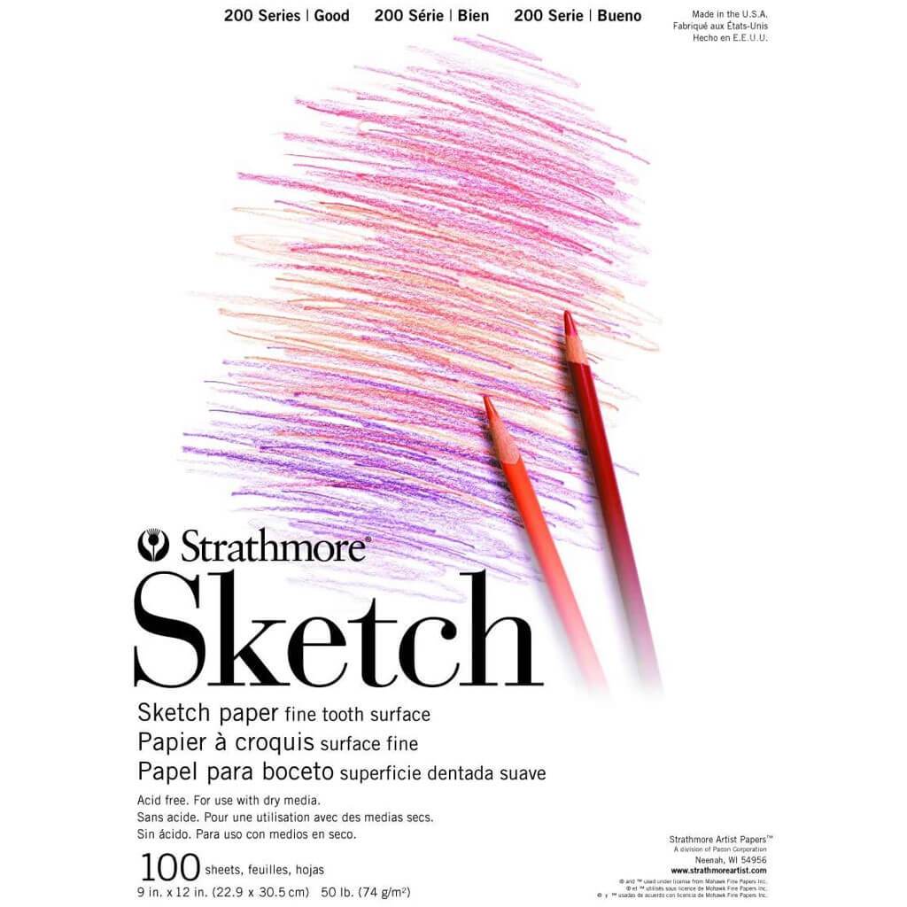 Strathmore 200 Taped Sketch Pad 5.5in x 8.5in