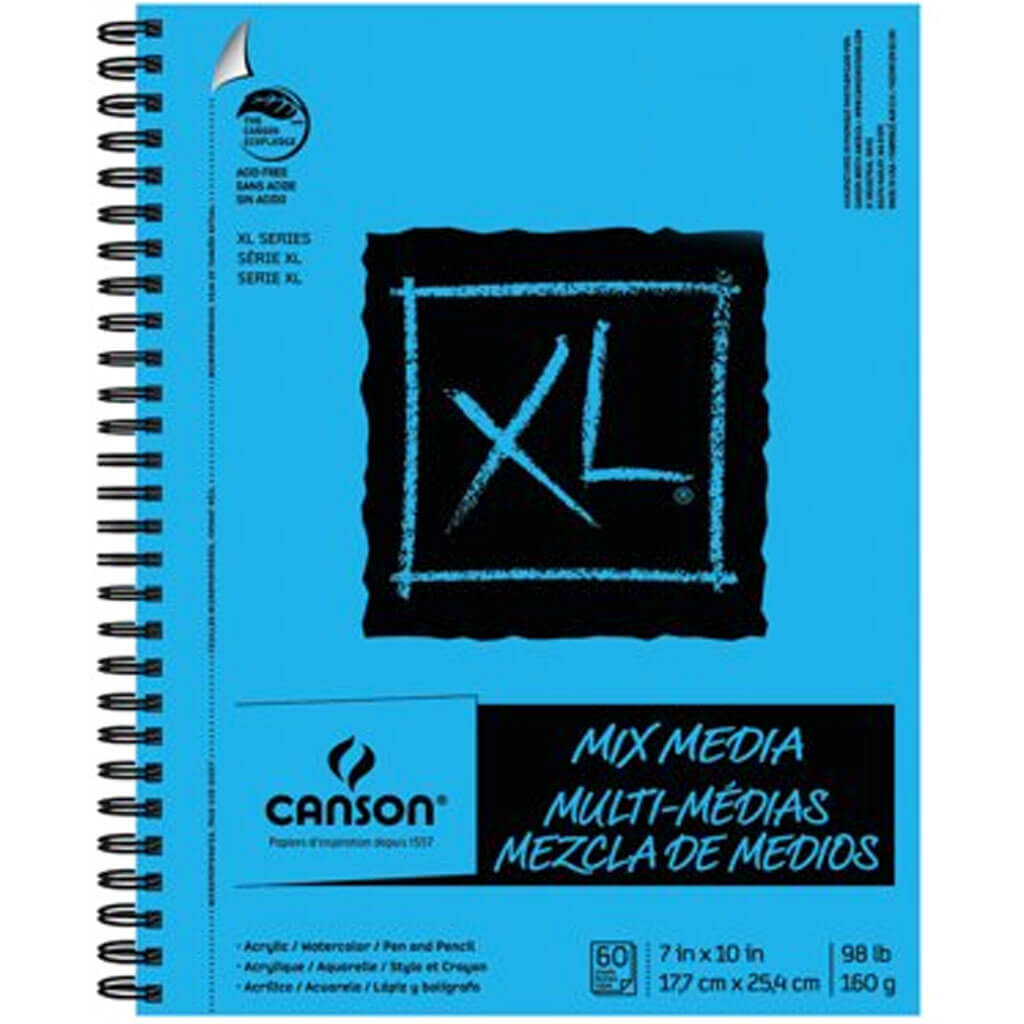 Canson Multi Media Paper Pad, XL Series 60 Pages 7in x 10in