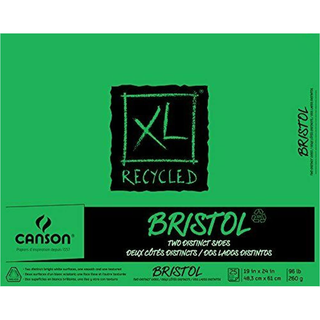 XL Recycled Bristol Pad 25Sheets 19in x 24in