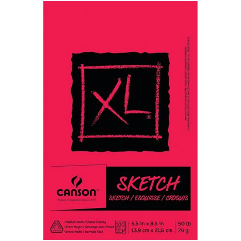 XL Sketch Pad 100Sheets 5.5in x 8.5in