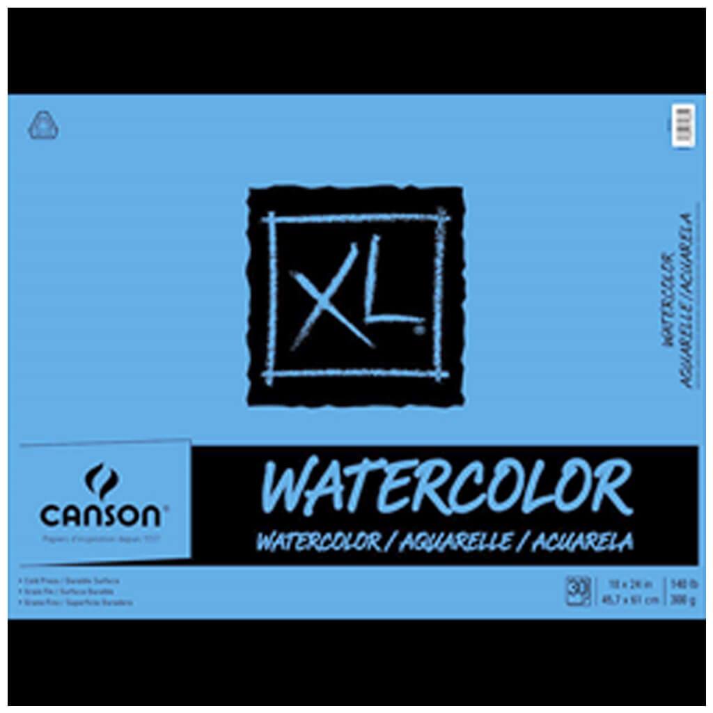 Canson XL Watercolor Pad 18in x 24in 140lb