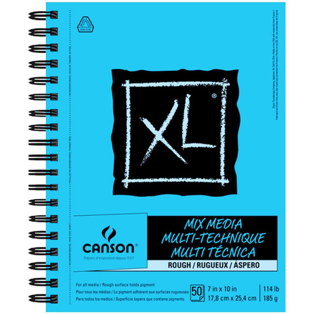 XL Mix Media Pads 7in x 10in Rough 50 Sheets