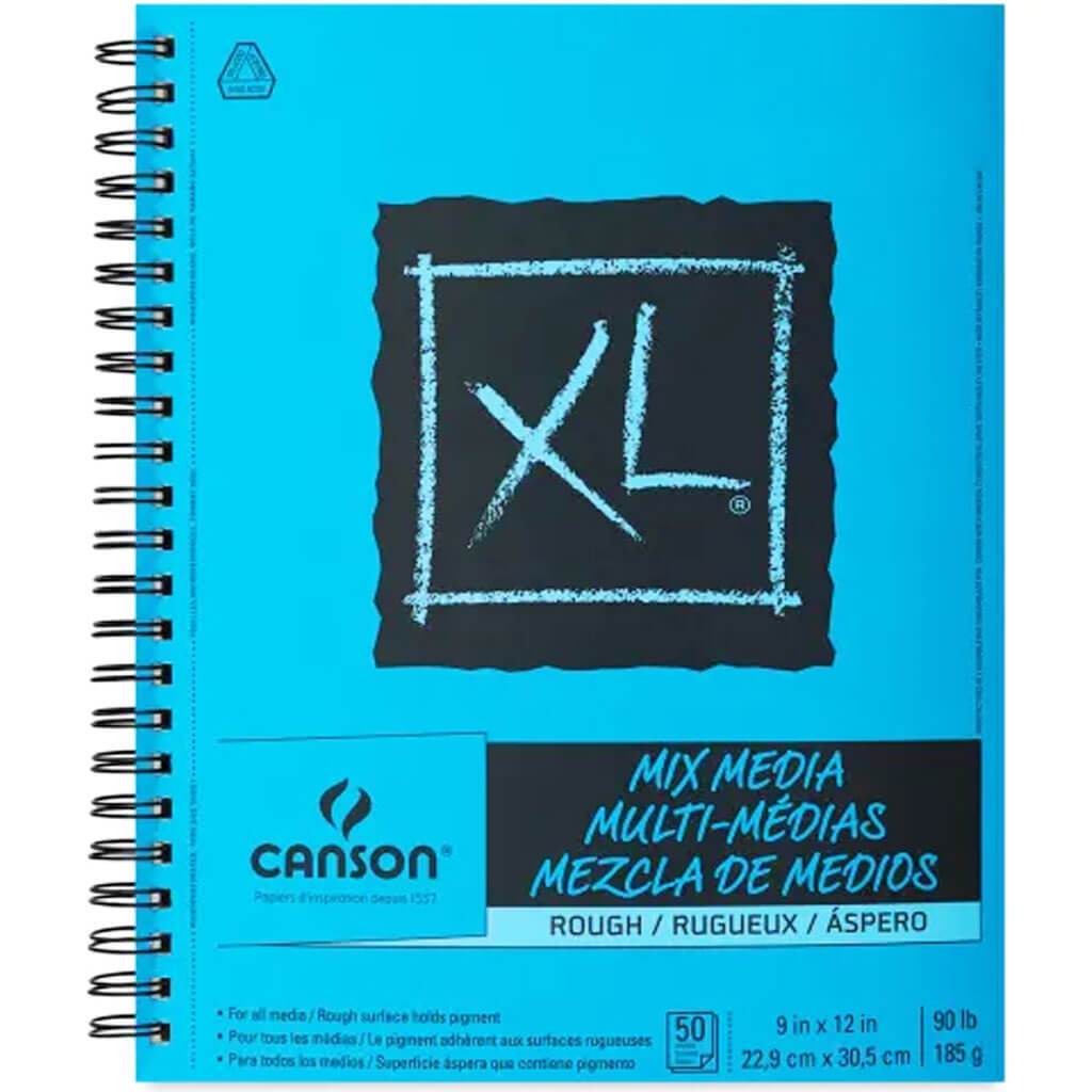 XL Mix Media Pads 9in x 12in Rough 50 Sheets