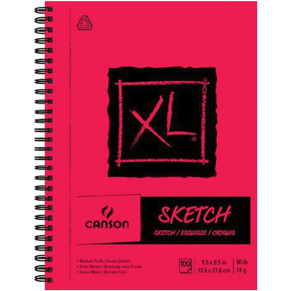 XL Sketch Pad 100Sheets 5.5in x 8.5in