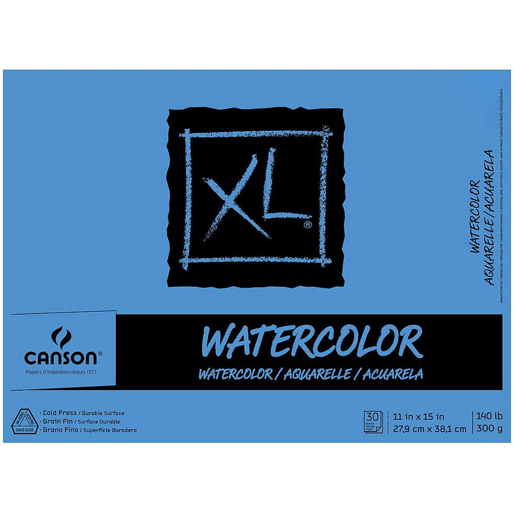 XL Watercolor Pads 11in x 15in 30 Sheets