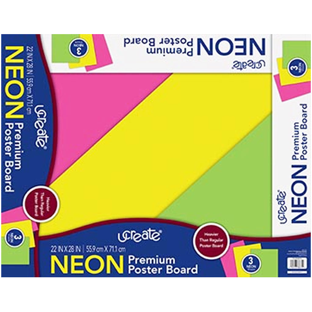 Poster Board Prem Neon 22in x 28in