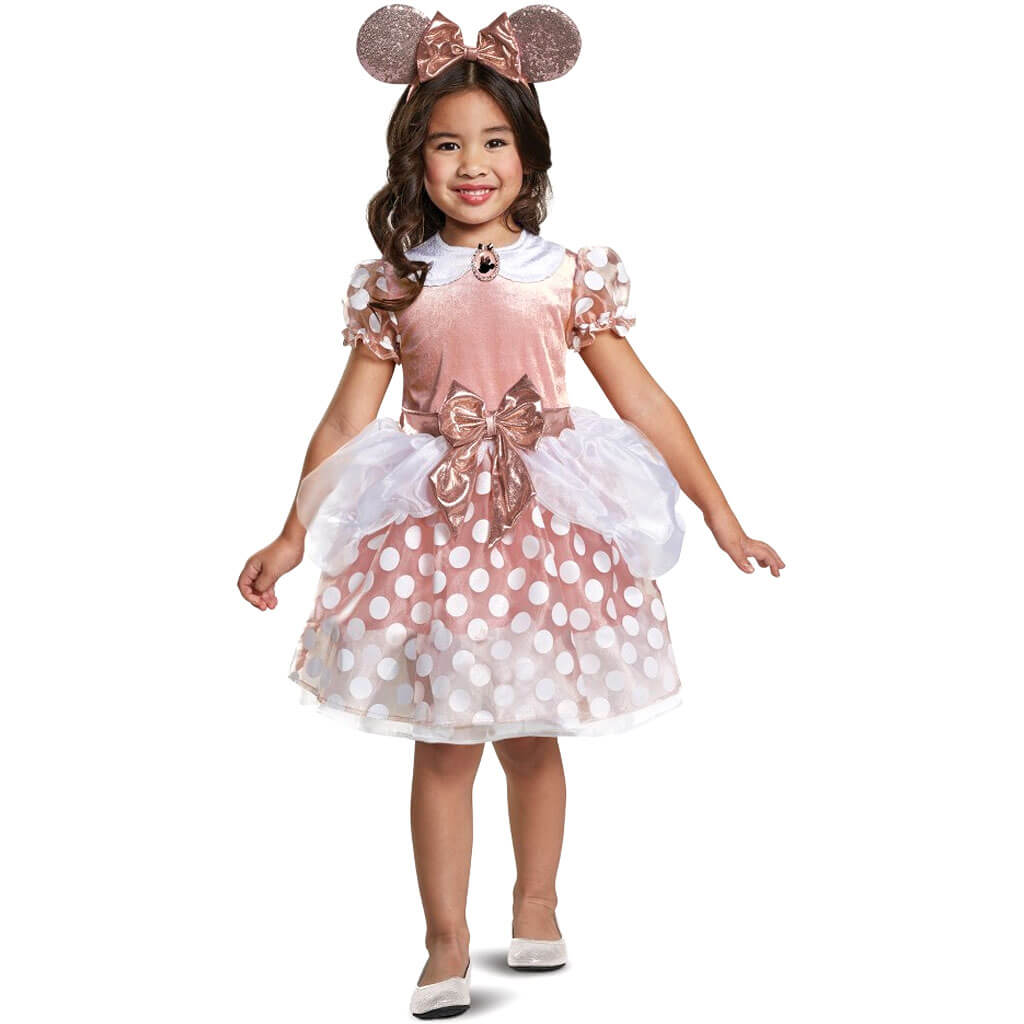 Minnie Mouse Rose Gold Classic Toddler Costume