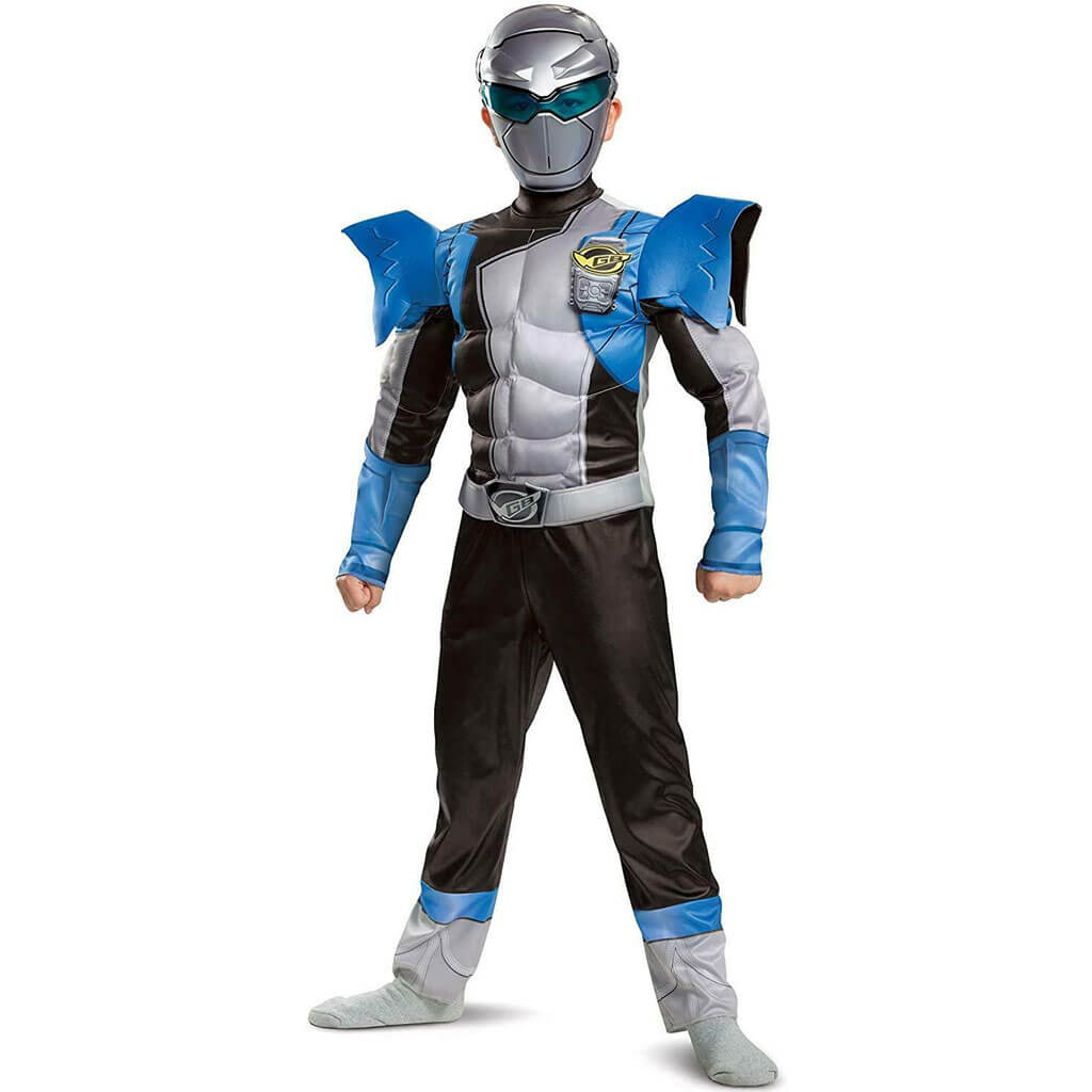 Silver Ranger Beast Morphers Classic Muscle Costume