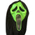 Fluorescent Ghost Face Mask