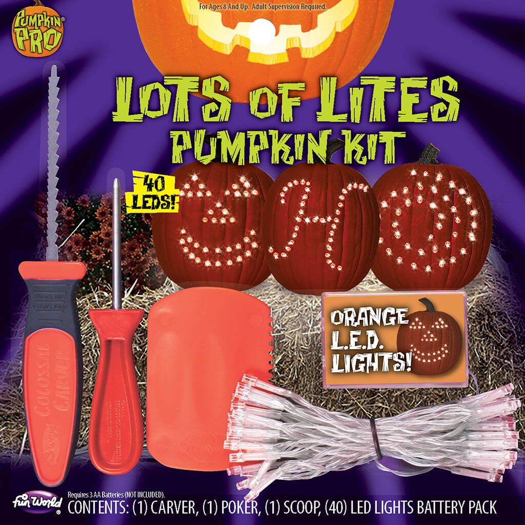 Lots of Lites Pumpkin Kit Orange