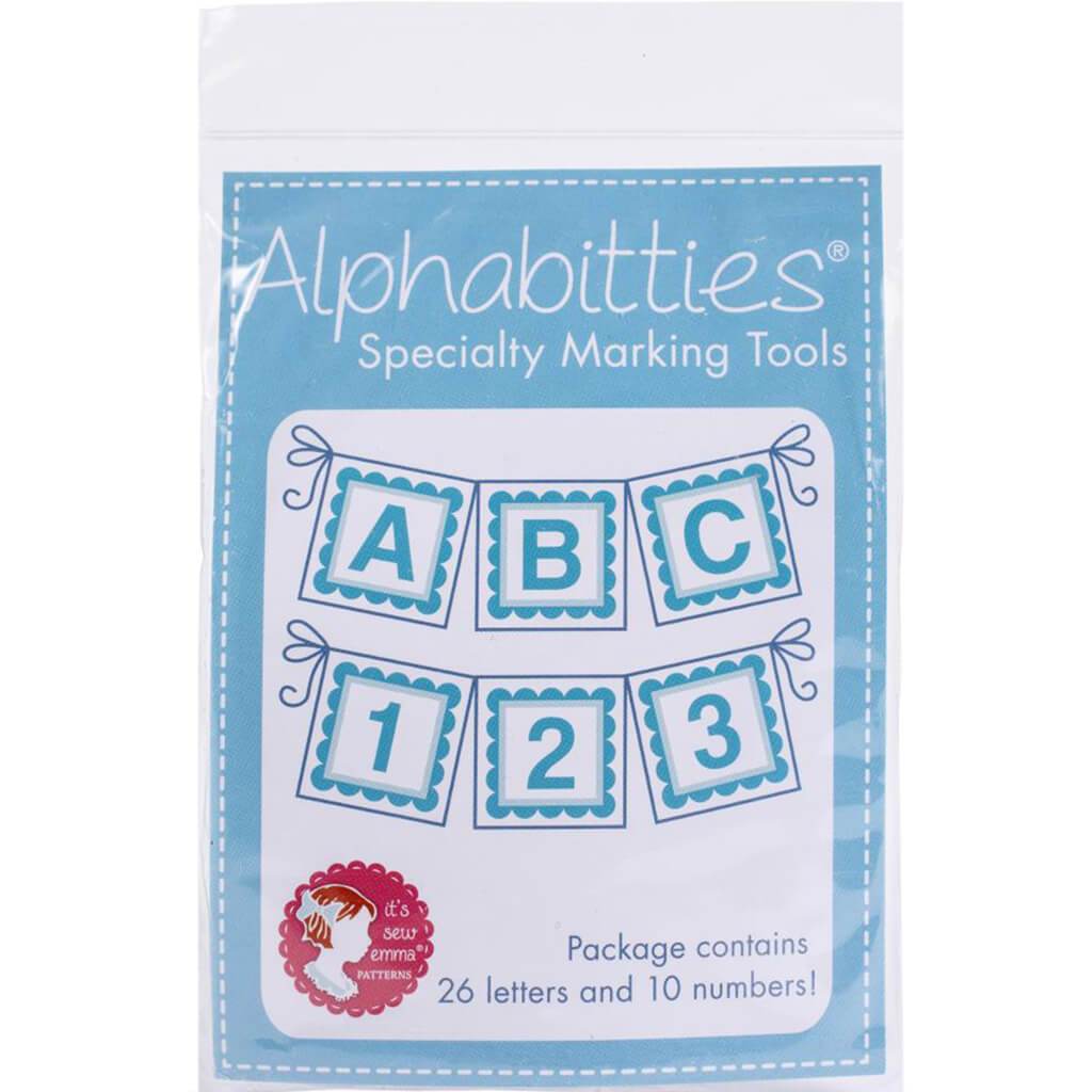 It's Sew Emma Alphabitties Blue Pack
