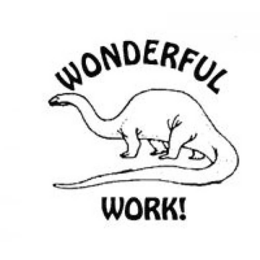 STAMP JUMBO WONDERFUL WORKDINO 