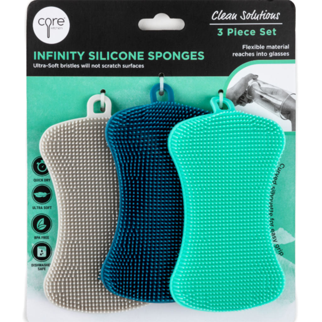 Infinity Silicone Sponges Set of 3