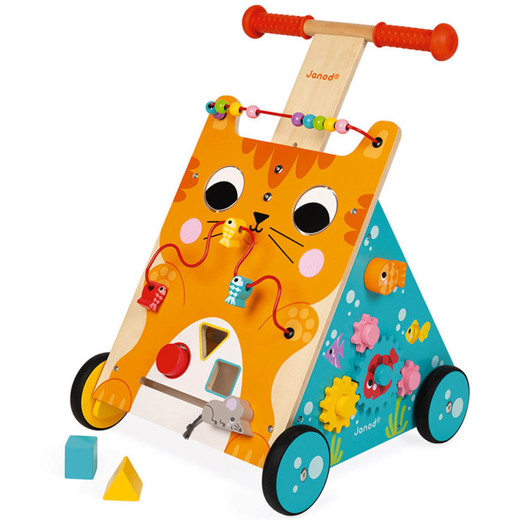 Multi-Activities Cat Baby Walker