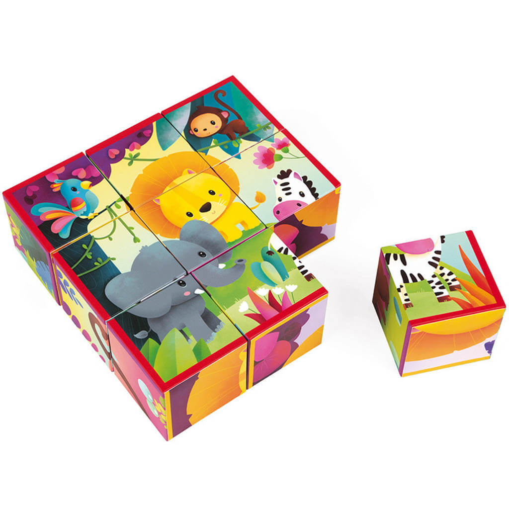 Kubkid Jungle Animals 9 Blocks