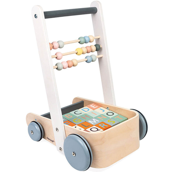 Cart with ABC Blocks