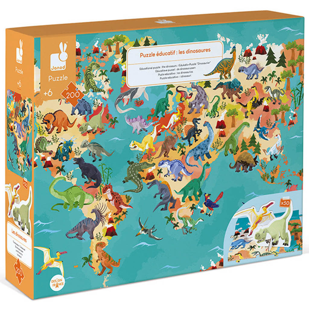 Dinosaurs Of The World 3D Puzzle 200pcs