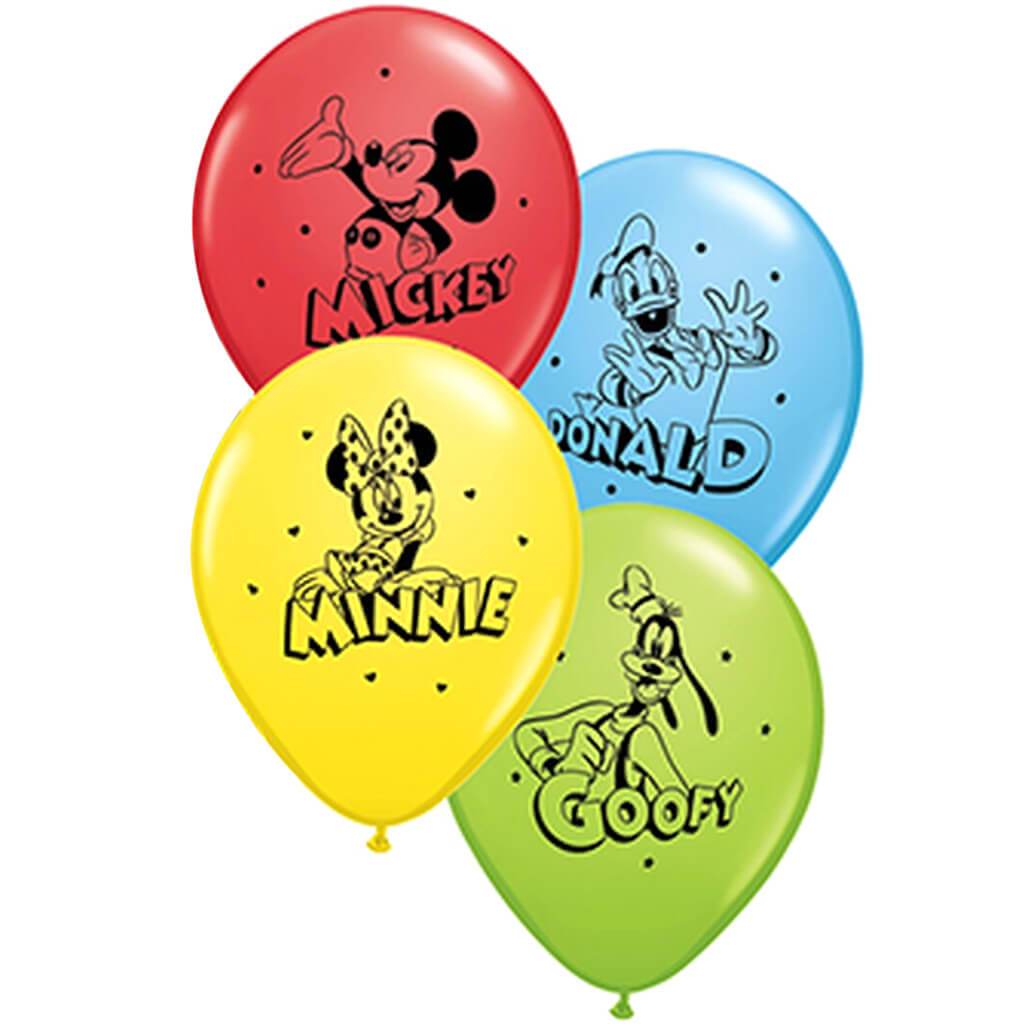 Mickey and His Pals Latex Balloon 6ct, 12in