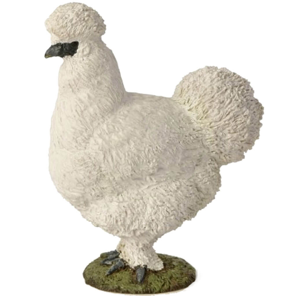 Silkie Chicken Figurine