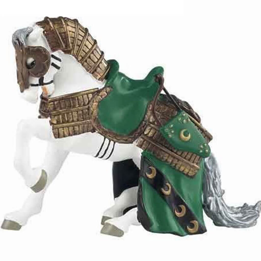 Oriental Knight's Horse Figurine