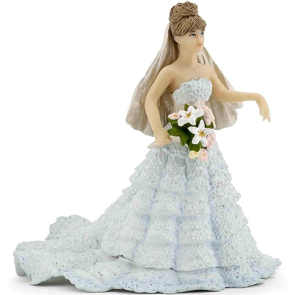 Blue Lace Bride Figurine