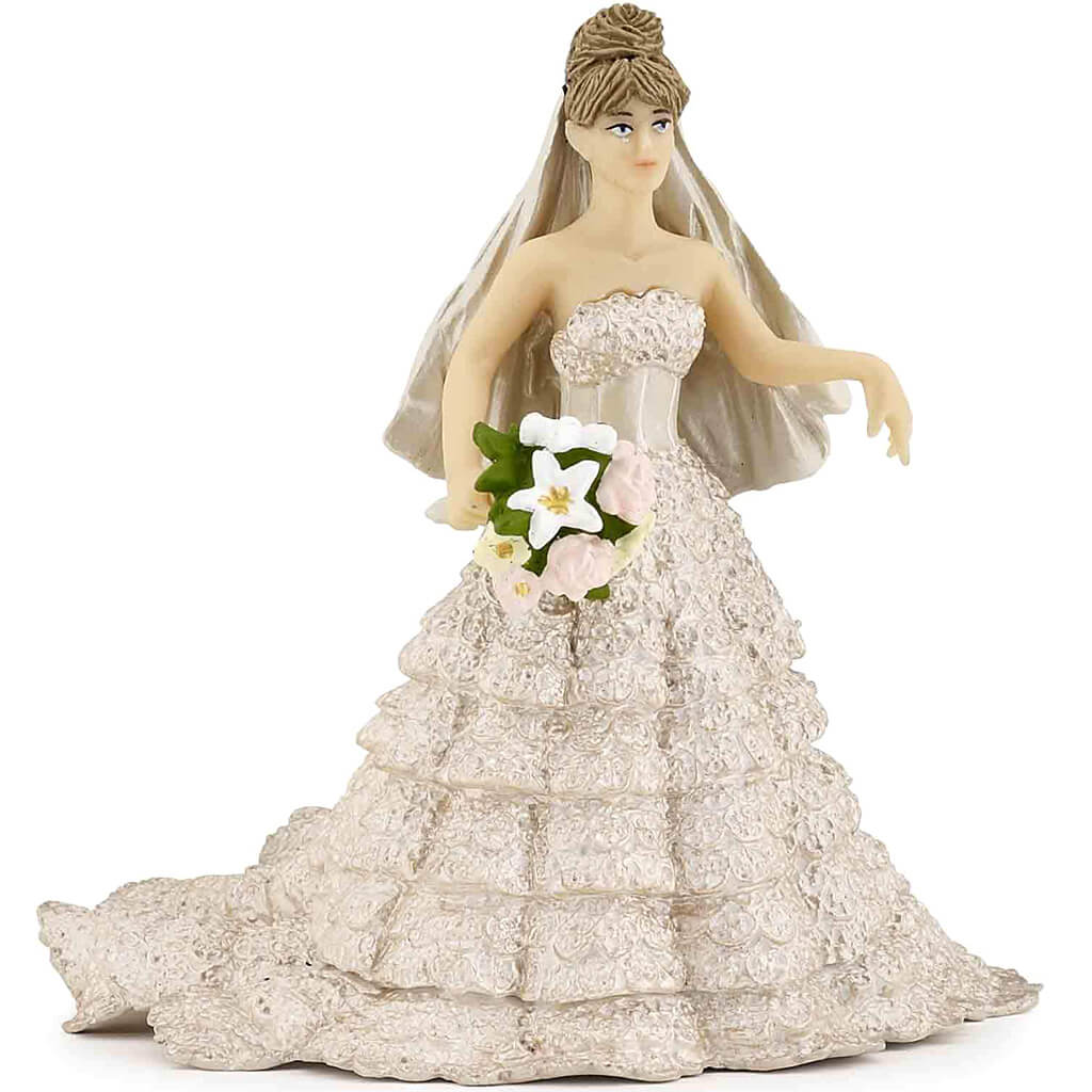 Champagne Lace Bride Figurine