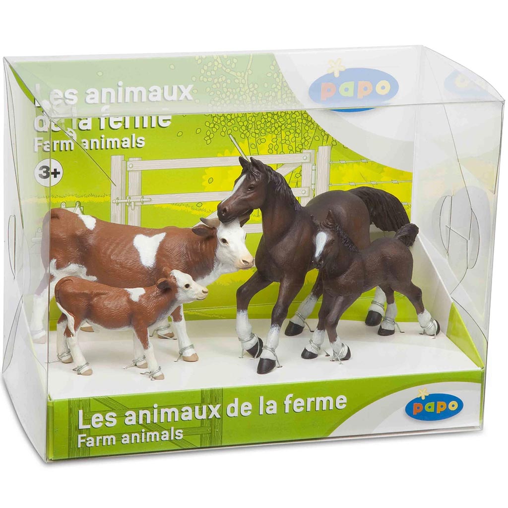 Display Box Farm Animals 2 (4 Fig.)