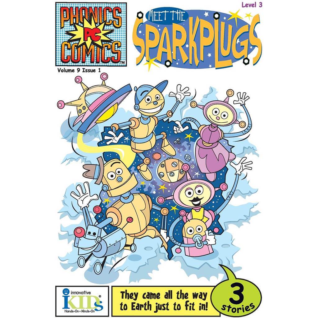 Phonics Comics Meet The Sparkplugs