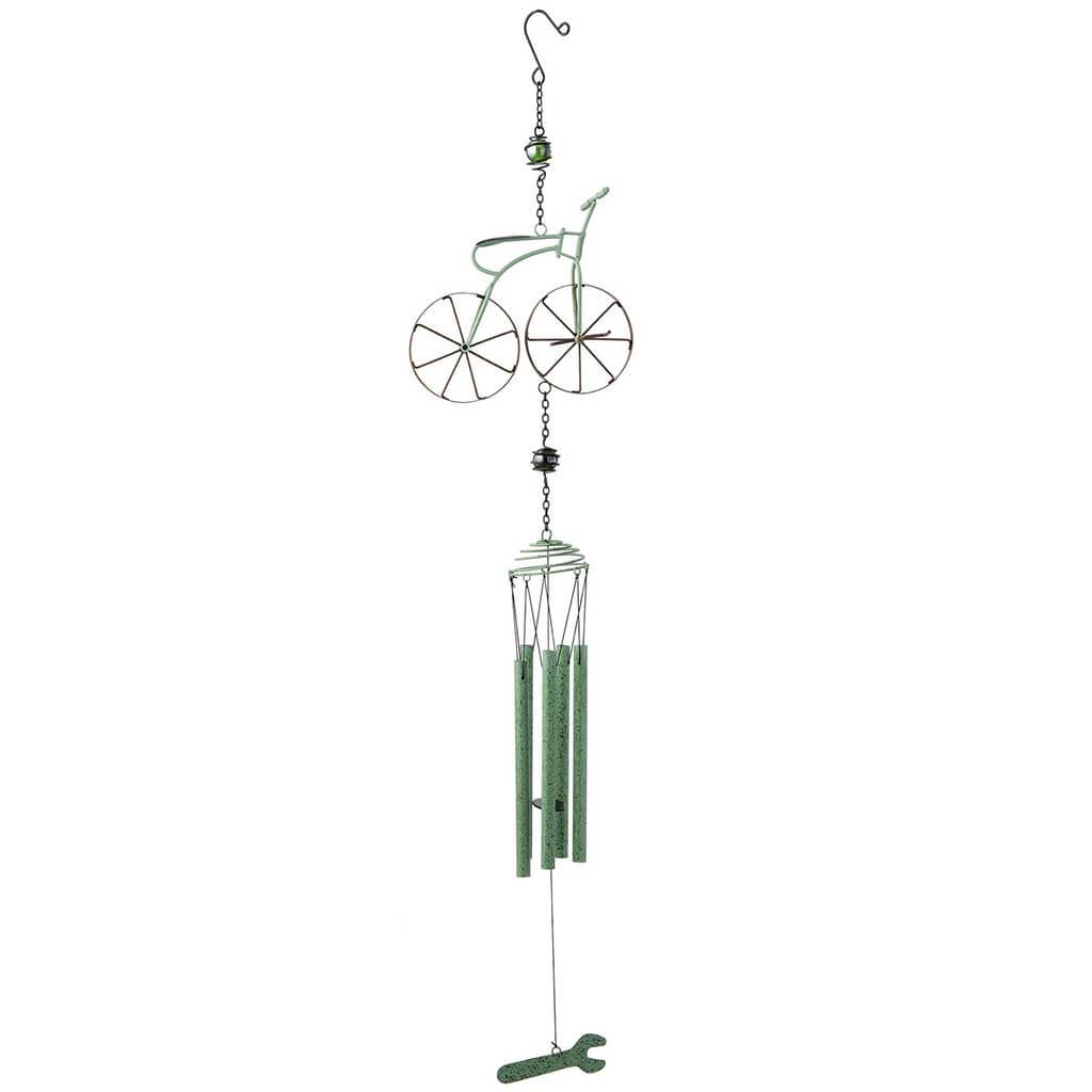 Iron Bicycle Wind Chime, 36in