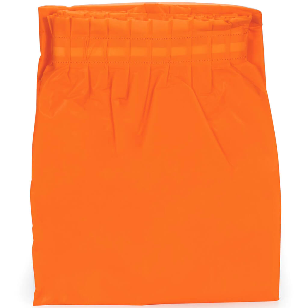 Plastic Table Skirt Orange 29in