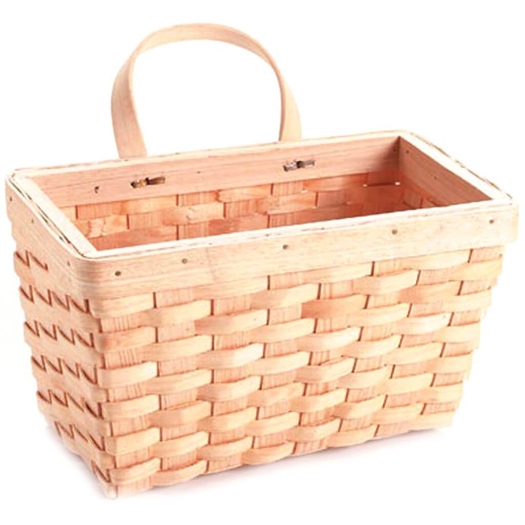 Basket Wall Chip Wood Rectangle, 9in