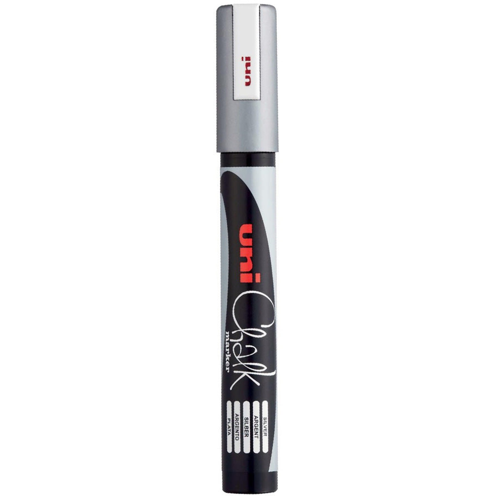 Uni-Ball Uni Chalk Marker Silver 5mm