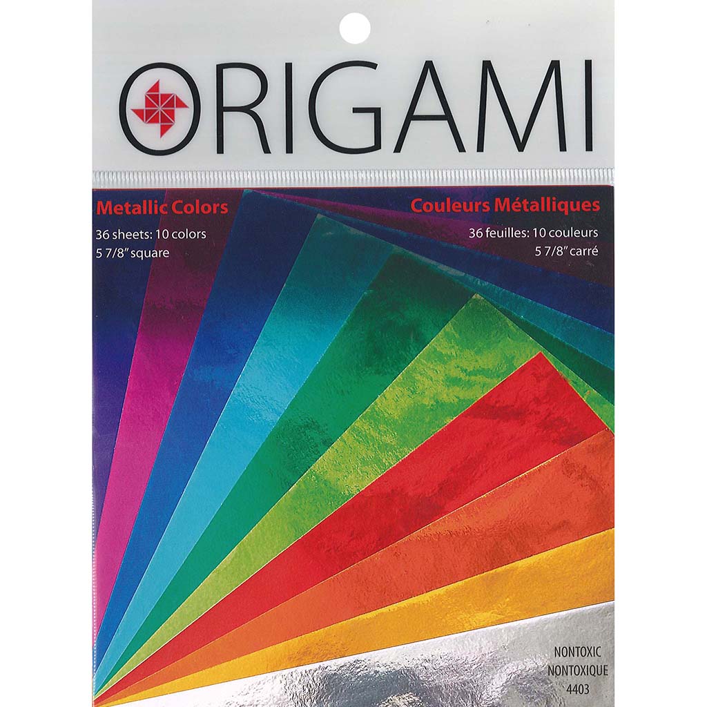 Metallic Origami Paper 5.875in x 5.875in 36 Sheets