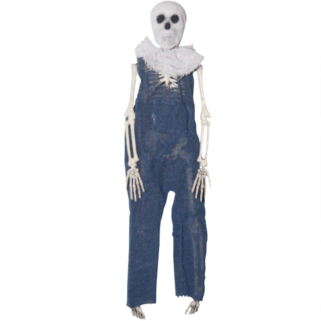 Dressed Character Skeleton Blue Jumper, 16in