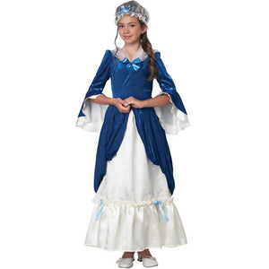Colonial Era Dress/Martha Washington Child Costume Medium