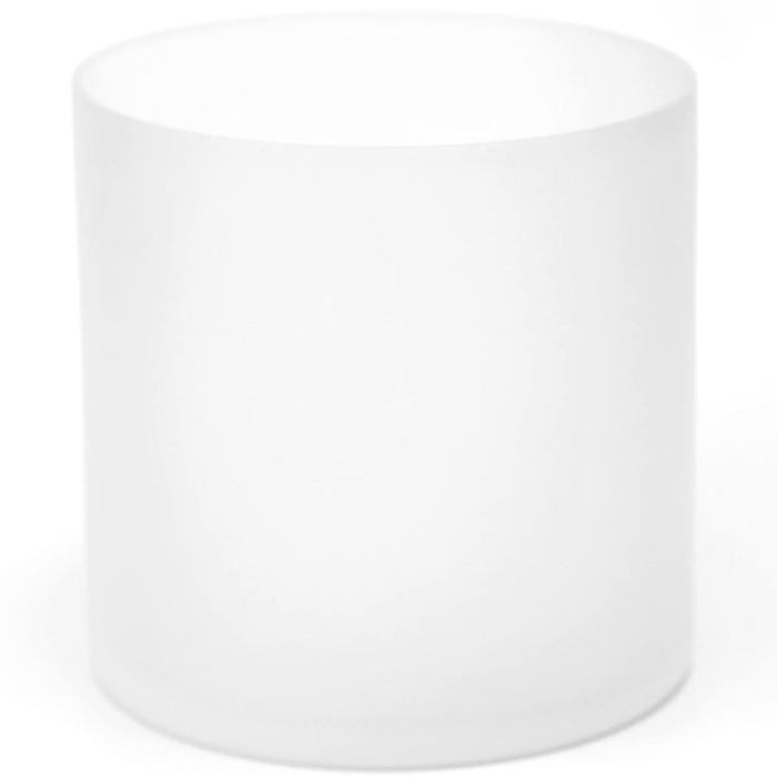 Frosted Cylinder Glass Vase, H5in X L5in X W5in