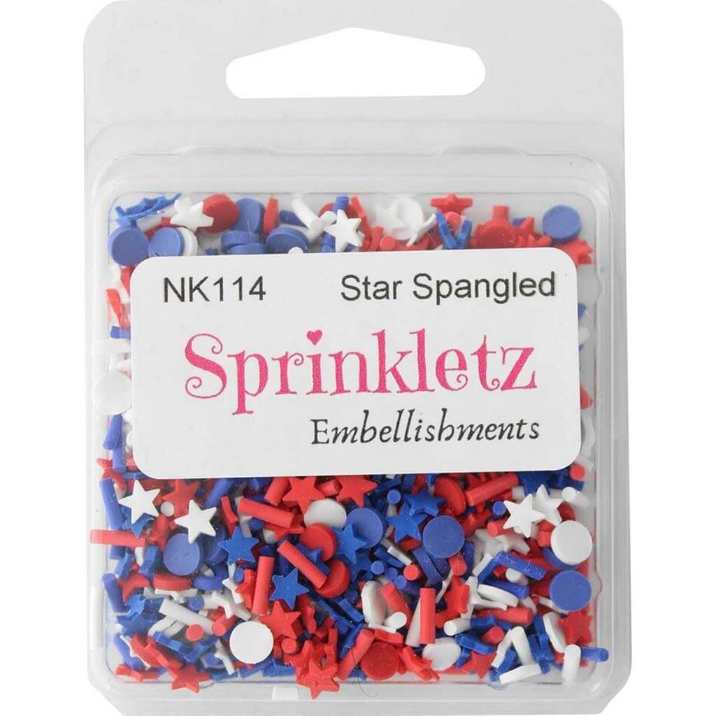 Sprinkletz Embellishment Star Spangled