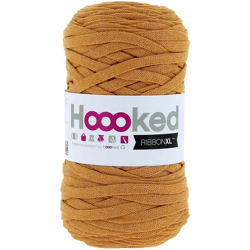 Hoooked Ribbon XL Yarn Harvest Ocre