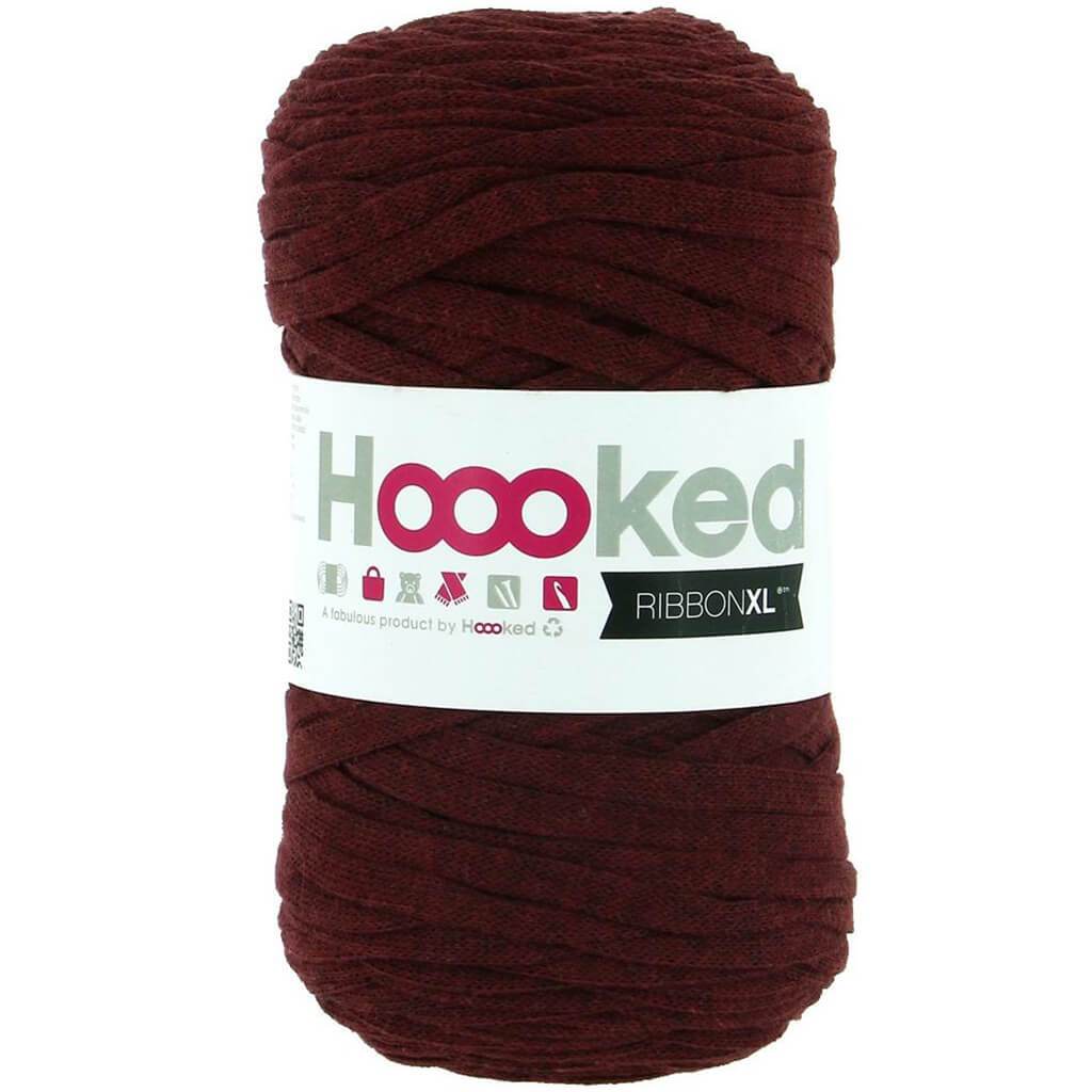 Hoooked Ribbon XL Yarn Maroon Rust