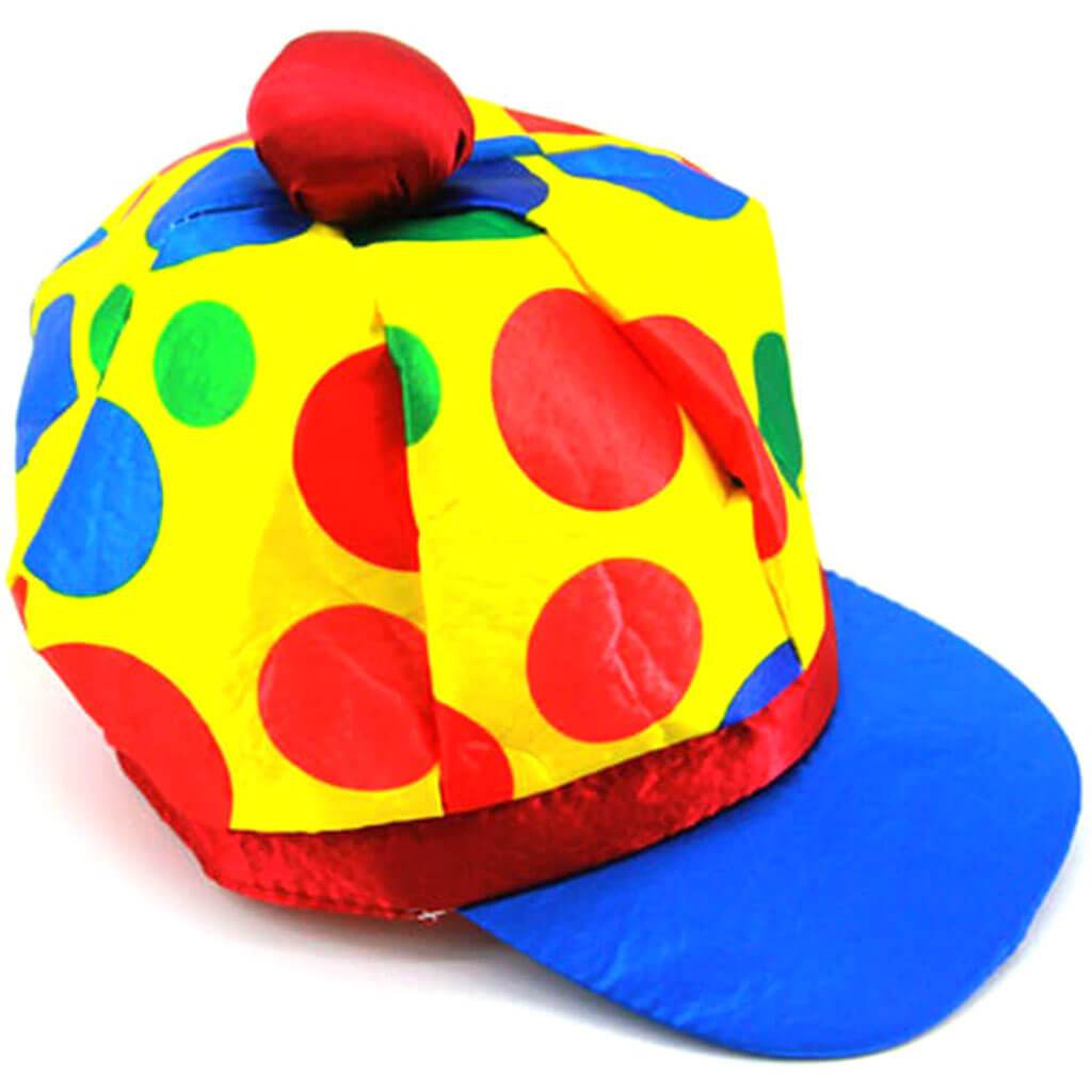 Polka Dot Clown Cap